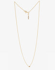 Loving Heart drop necklace gold