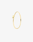 Loving Heart drop ring gold