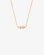 Milky Way drop necklace gold
