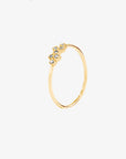 Milky Way drop ring gold