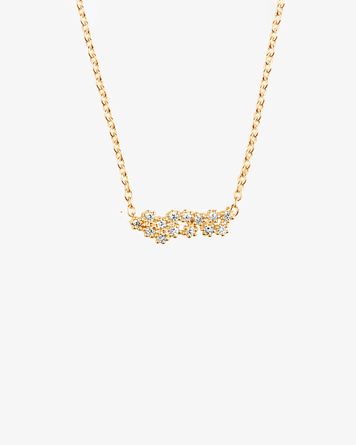 Milky Way single necklace gold