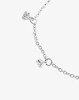 New Bud drop full bracelet silver