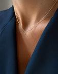 New Bud drop necklace gold