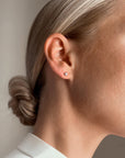 New Bud drop studs silver
