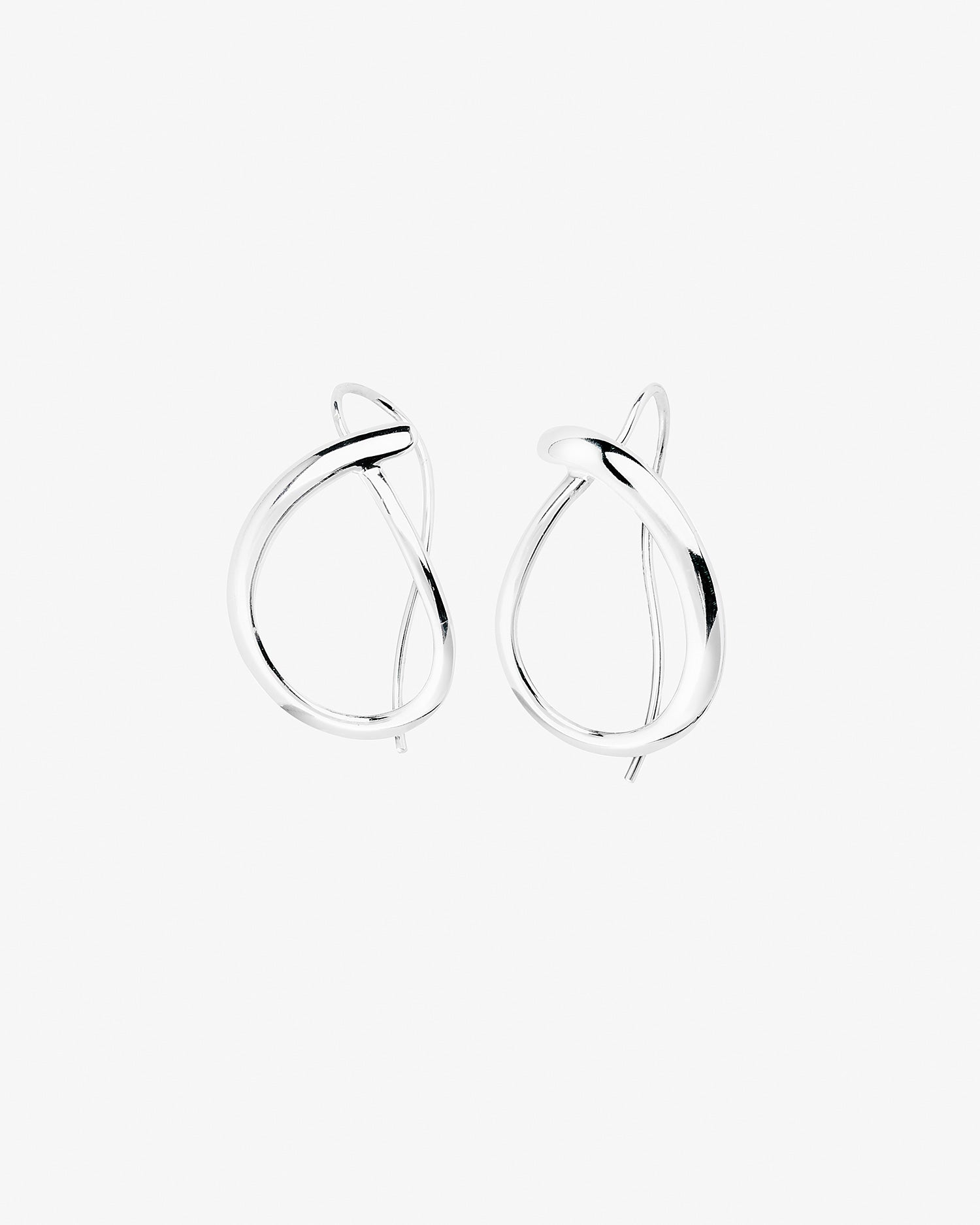 Ocean earrings silver