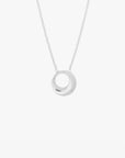 Orbit necklace silver