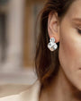Pacific small studs silver