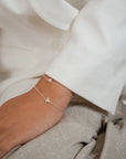 Petite Pearl bracelet silver