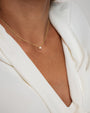 Petite Pearl necklace gold