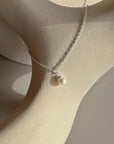 Petite Pearl single necklace silver