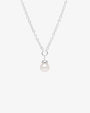 Petite Pearl single necklace silver