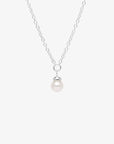 Petite Pearl single necklace silver