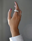 Stardust shine ring silver
