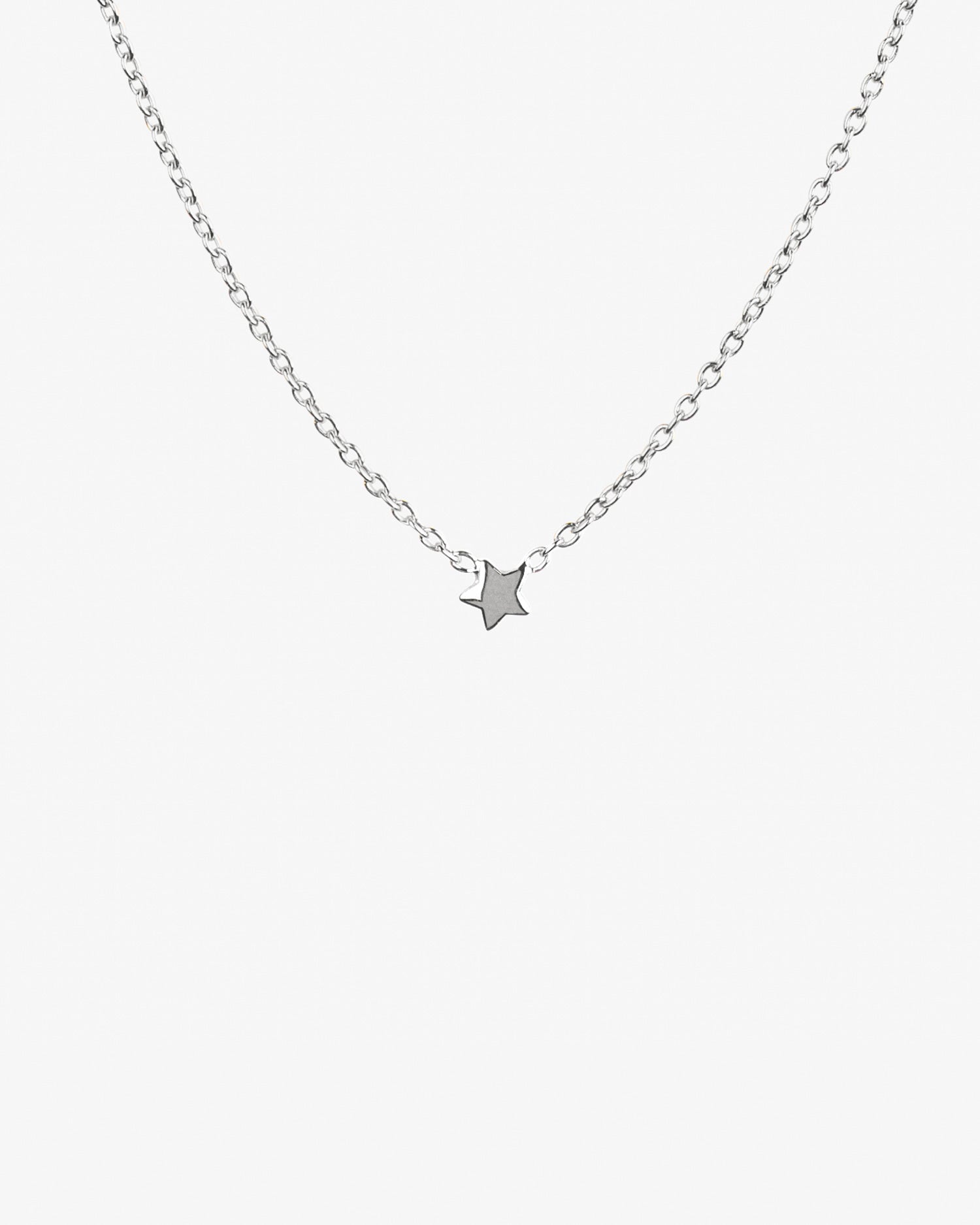 Stella Nova drop necklace silver