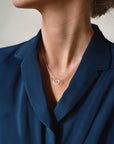 Together single necklace silver