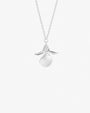 Violet single necklace silver