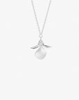 Violet single necklace silver