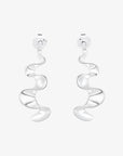 Water Flow earrings silver