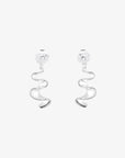 Water Flow small earrings silver