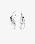 Wave small earrings silver