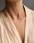 Women Unite drop necklace silver