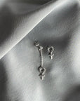 Women Unite mixed earrings silver