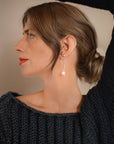 Le Pearl earrings silver