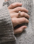 Le Pearl ring silver