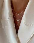 Loving Heart medium single necklace silver