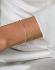 Morning Dew petite bracelet silver