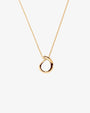 Ocean small single necklace gold