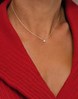 Petite Pearl necklace gold