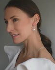 Water Flow earrings silver